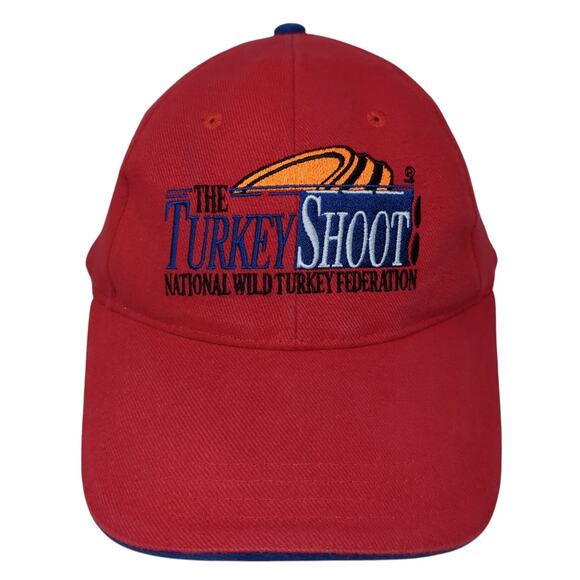 The Turkey Shoot National Wild Turkey Federation Baseball Cap Red One Size NWTF - Picture 1 of 8